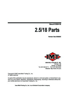 IMT 2.5/18 K2 Specifications