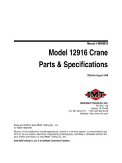 IMT 12916 Specifications
