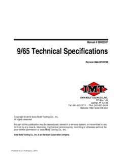 IMT 9/65DL Specifications