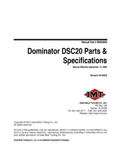 IMT DSC20 Specifications