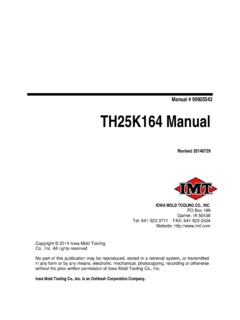 IMT TH25K164 Short Arm Specifications