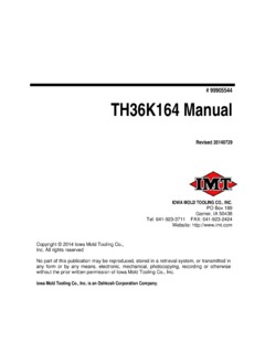 IMT TH36K164 Short Arm Specifications