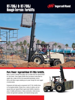 Ingersoll Rand RT-708J Specifications