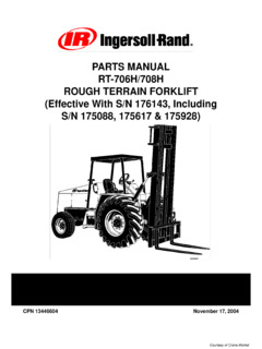 Ingersoll Rand RT-708H Specifications