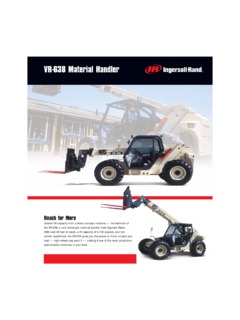 Ingersoll Rand VR-638 Specifications