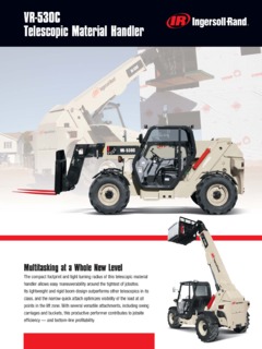 Ingersoll Rand VR-530C Specifications