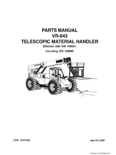 Ingersoll Rand VR-843 Specifications