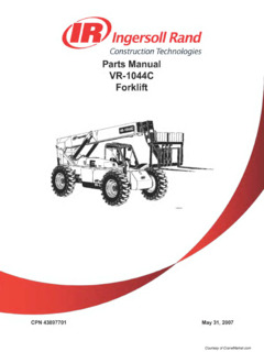 Ingersoll Rand VR-1044C Specifications