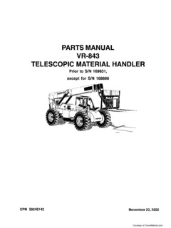 Ingersoll Rand VR-843 Specifications