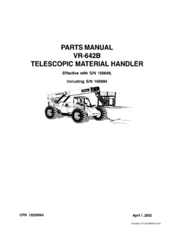 Ingersoll Rand VR-642B Specifications