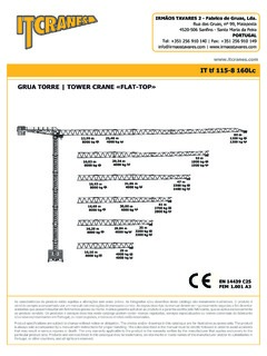 ITCRANES IT tf 115-8 160Lc Specifications