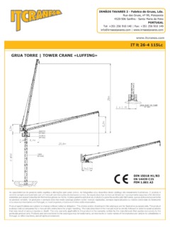 ITCRANES IT lt 26-4 115Lc Specifications
