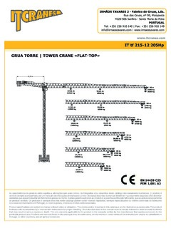 ITCRANES IT tf 215-12 205Hp Specifications