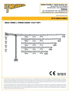 ITCRANES IT tf 145A-8 160Lc Specifications