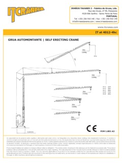 ITCRANES IT at 4012-4hc Specifications