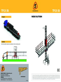 ITCRANES TP15-36 Specifications