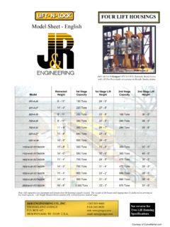 J&R Engineering 1402-4-39 Specifications