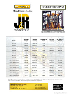 J&R Engineering 1402-4-39 Specifications
