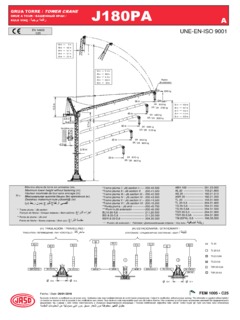 Jaso J180PA.A Specifications