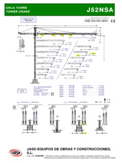 Jaso J52NSA Specifications