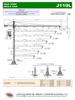 Jaso J110L Specifications