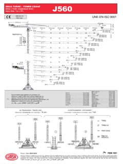 Jaso J560 Specifications