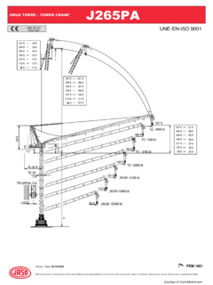 Jaso J265PA Specifications