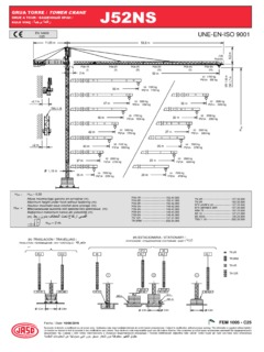 Jaso J52NS Specifications
