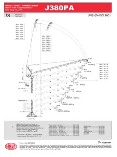 Jaso J380PA Specifications