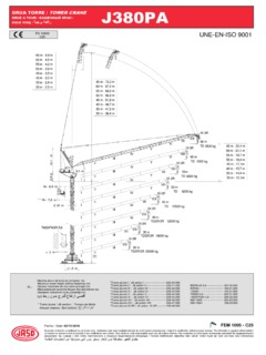 Jaso J380PA Specifications