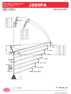 Jaso J265PA Specifications