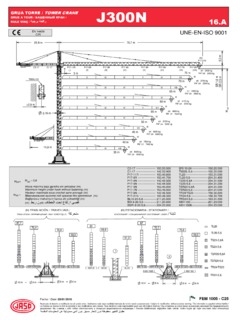 Jaso J300N.16.A Specifications