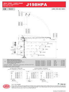 Jaso J198HPA Specifications