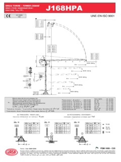 Jaso J168HPA Specifications