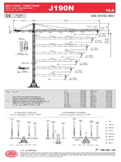 Jaso J190N.10.A Specifications
