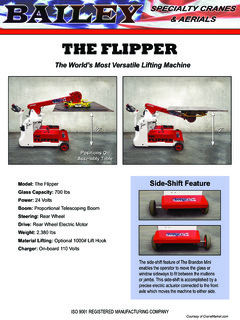Jekko THE FLIPPER Specifications