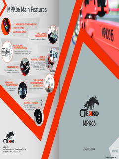 Jekko MPK06 Specifications