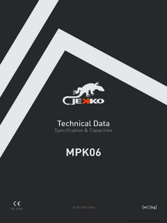 Jekko MPK06 Specifications