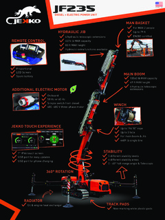Jekko JF235 Specifications