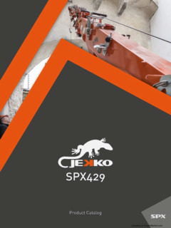 Jekko SPX 429 Specifications