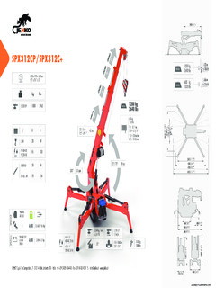 Jekko SPX 312 CP Specifications