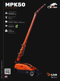 Jekko MPK50 Specifications