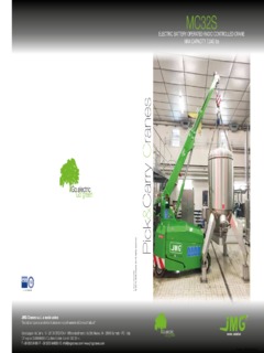 JMG Cranes MC 32S Specifications