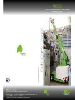 JMG Cranes MC 25S Specifications