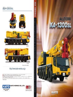 Kato KA-1300SL Specifications
