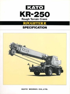 Kato KR-250 Specifications