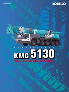 Kobelco KMG5130 Specifications