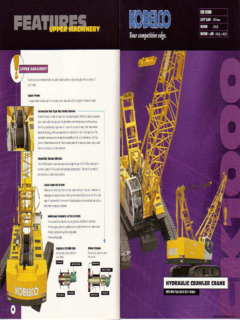 Kobelco CK1000 Specifications