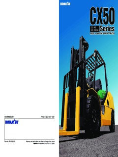 Komatsu FD40YT Specifications