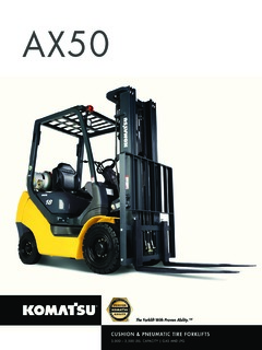 Komatsu AX50 Specifications